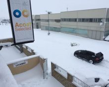 En Ávila, nuestro taller Rubenpa está bajo la nieve