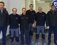 Talleres Z con su nuevo uniforme, satisfecho con la ropa de trabajo Acoat Selected